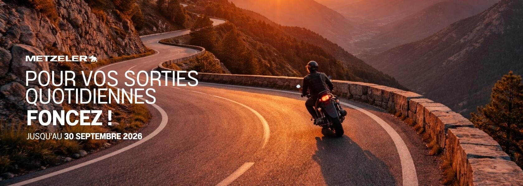 30 € remboursés sur vos pneus Metzeler !