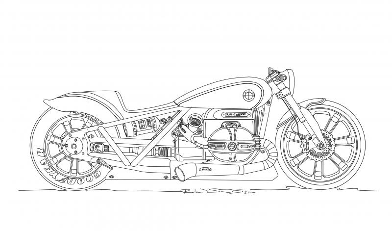 La BMW R 18 Dragster'