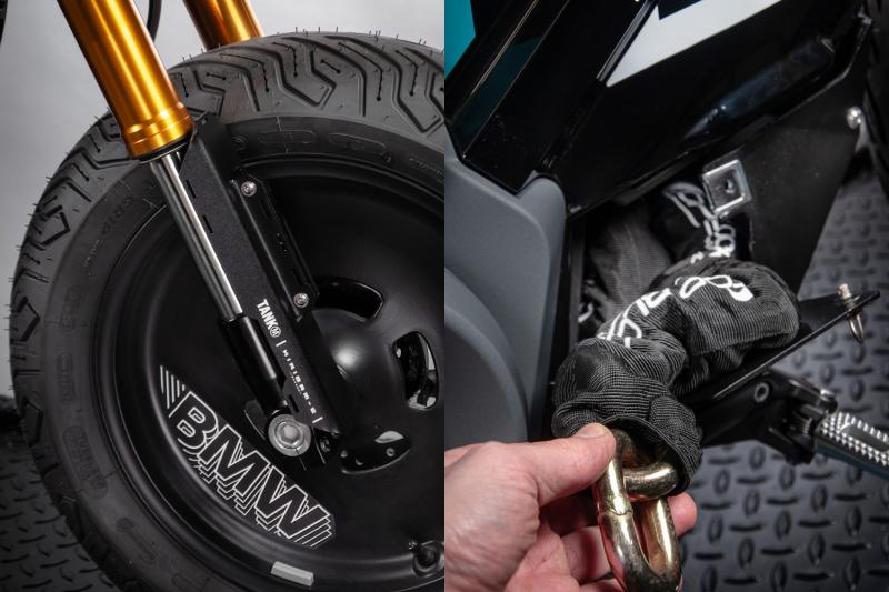 Le BMW CE 02 réinventé avec Horizon Ride et Tank Machine'