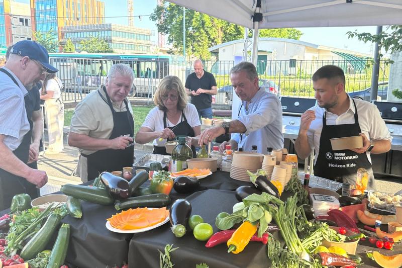 Lancement de la BMW F 450 GS et Barbecue Challenge'