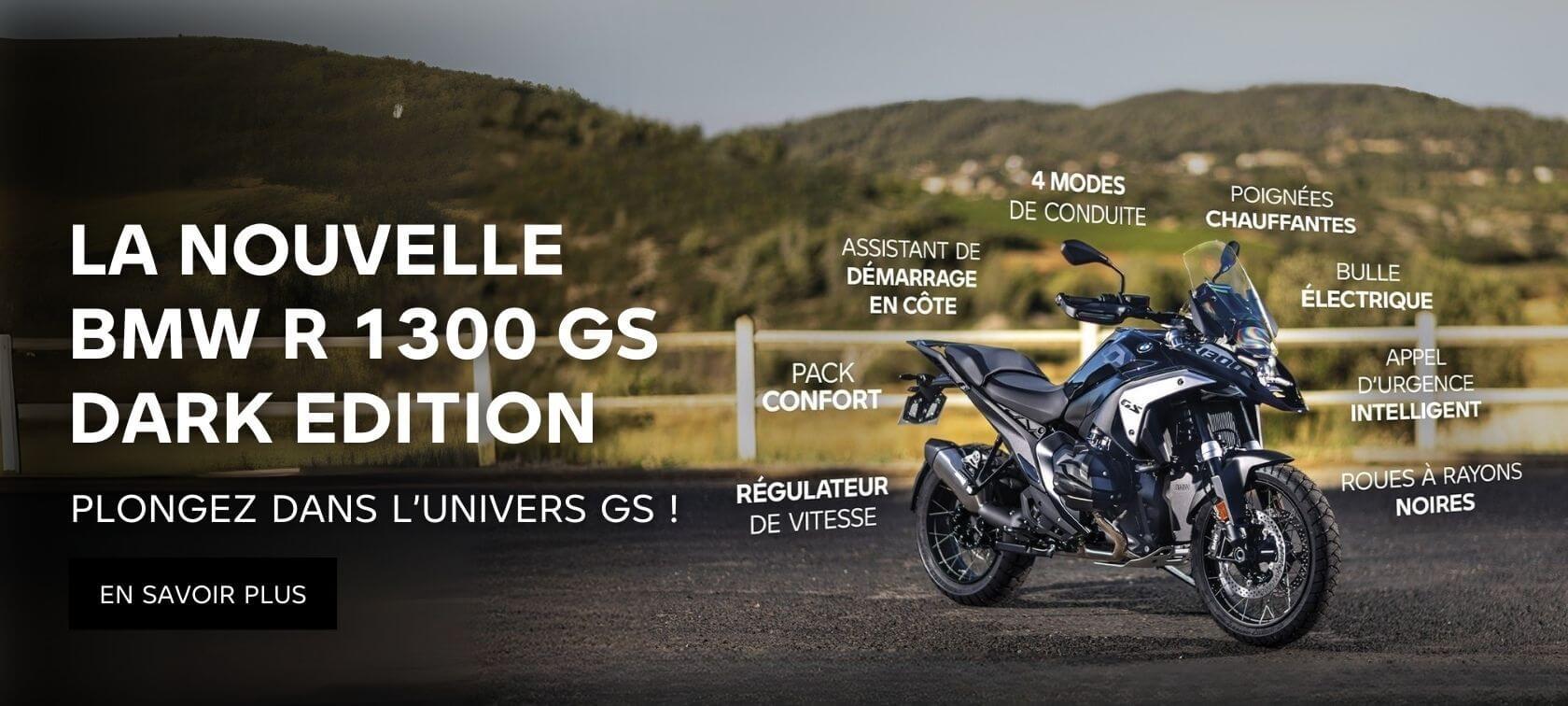 La nouvelle BMW R 1300 GS Dark Edition